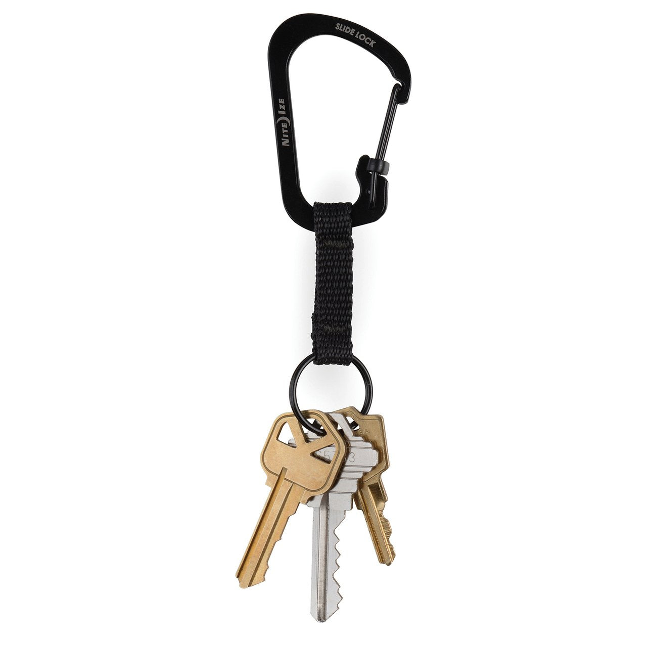 Nite-Ize SlideLock Keyring #3 Steel Black Outdoor and Survival Products Nite-Ize Tactical Gear Supplier Tactical Distributors Australia