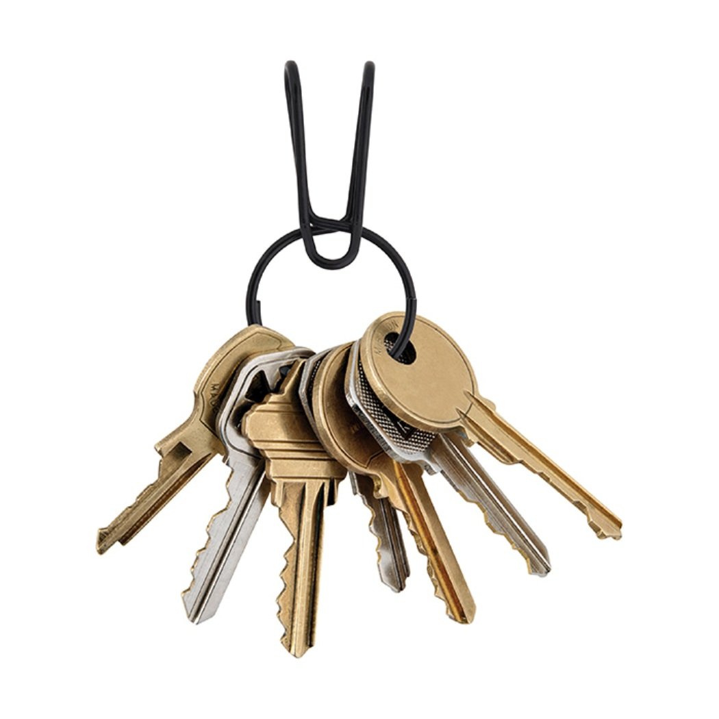 Nite-Ize SqueezeRing Easy Load Key Clip Black Outdoor and Survival Products Nite-Ize Tactical Gear Supplier Tactical Distributors Australia