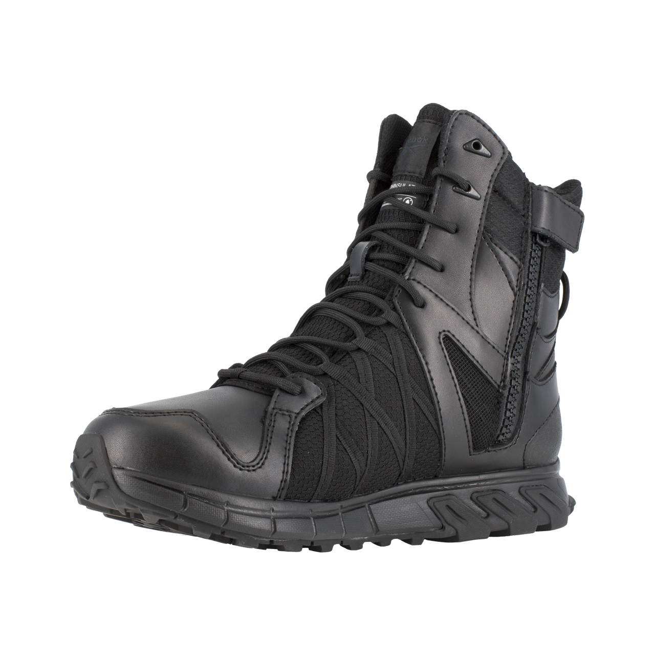Reebok Tactical Men's 8 Inch Trailgrip Tactical Side Zip Waterproof Boots Black RB3455 Footwear Reebok Tactical Boots 11.5 US Wide Tactical Gear Supplier Tactical Distributors Australia