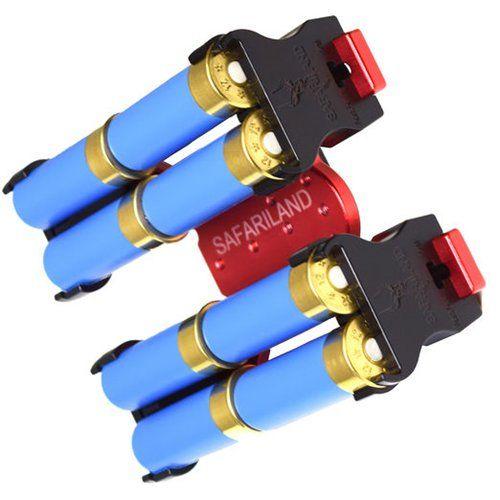 Safariland Model 086 Double 4 Shotgun Shell Holder Shotgun Shell Holder Safariland 8 Red ELS 34 Fork and ELS 35 Plate Tactical Gear Supplier Tactical Distributors Australia