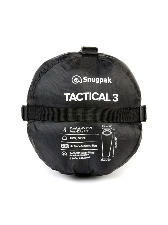 Snugpak - Tactical Series 3 Sleeping Bag - Black Outdoor and Survival Products Snugpak Tactical Gear Supplier Tactical Distributors Australia