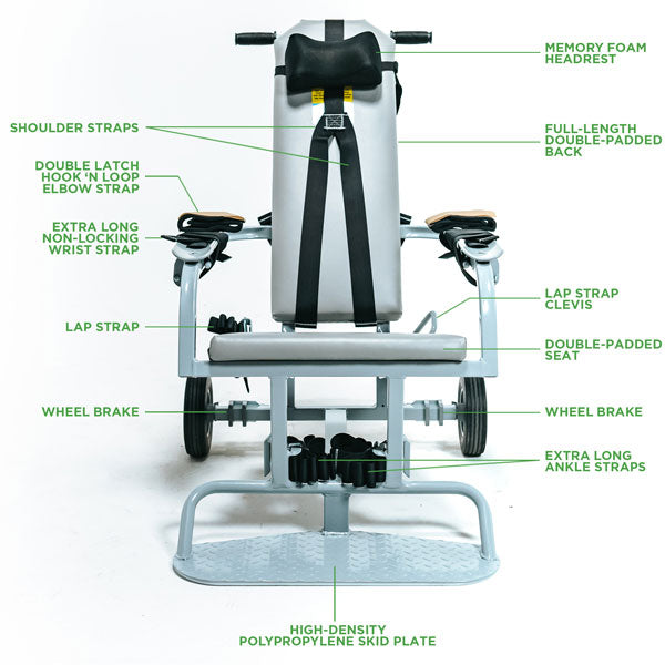 SoftGuard Medical Safety Restraint Chair Handcuffs and Restraints Safety Restraint Chair Inc Tactical Gear Supplier Tactical Distributors Australia