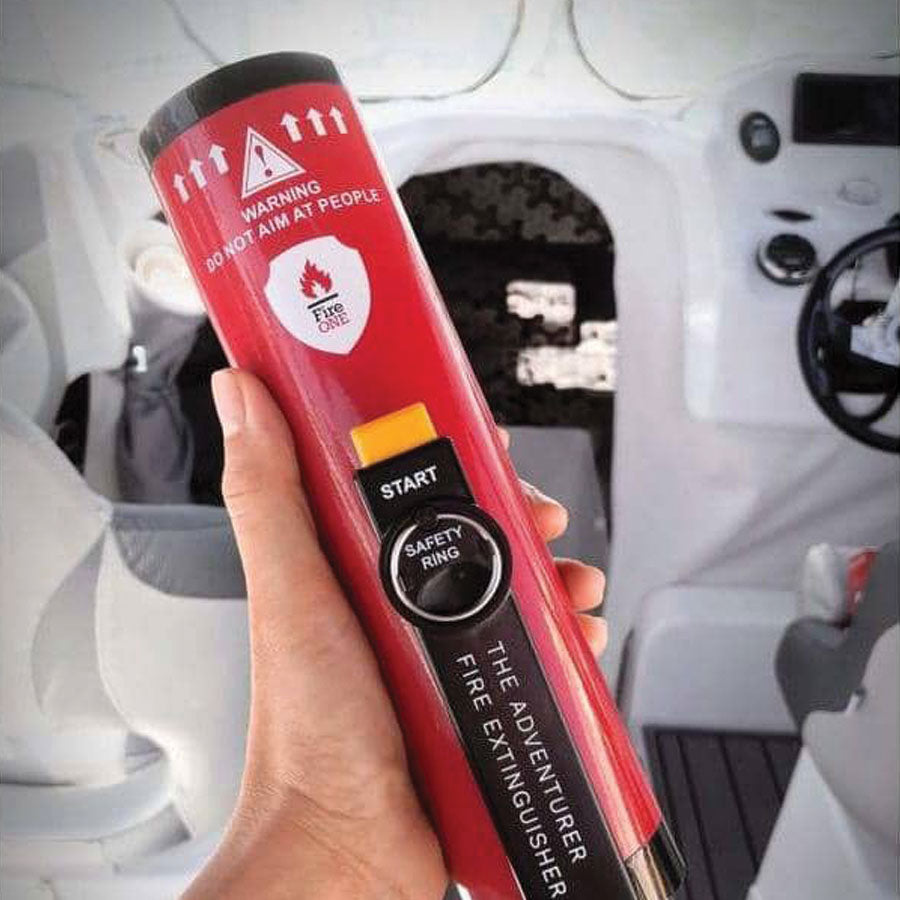 The Adventurer Extinguisher Complete with 1 x C Clip Mounting bracket, screws, wall plugs Tactical Gear Fire One Tactical Gear Supplier Tactical Distributors Australia