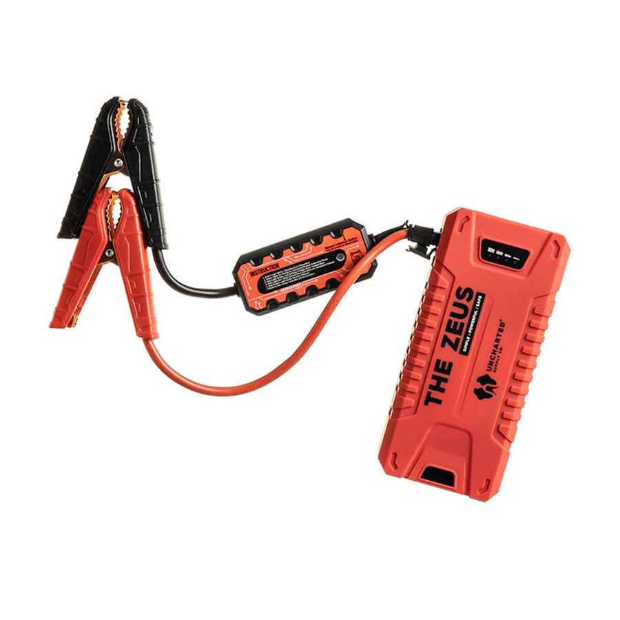 The Zeus Portable Jump Starter & USB Charger from Uncharted Supply Co Accessories Uncharted Supply Co Tactical Gear Supplier Tactical Distributors Australia