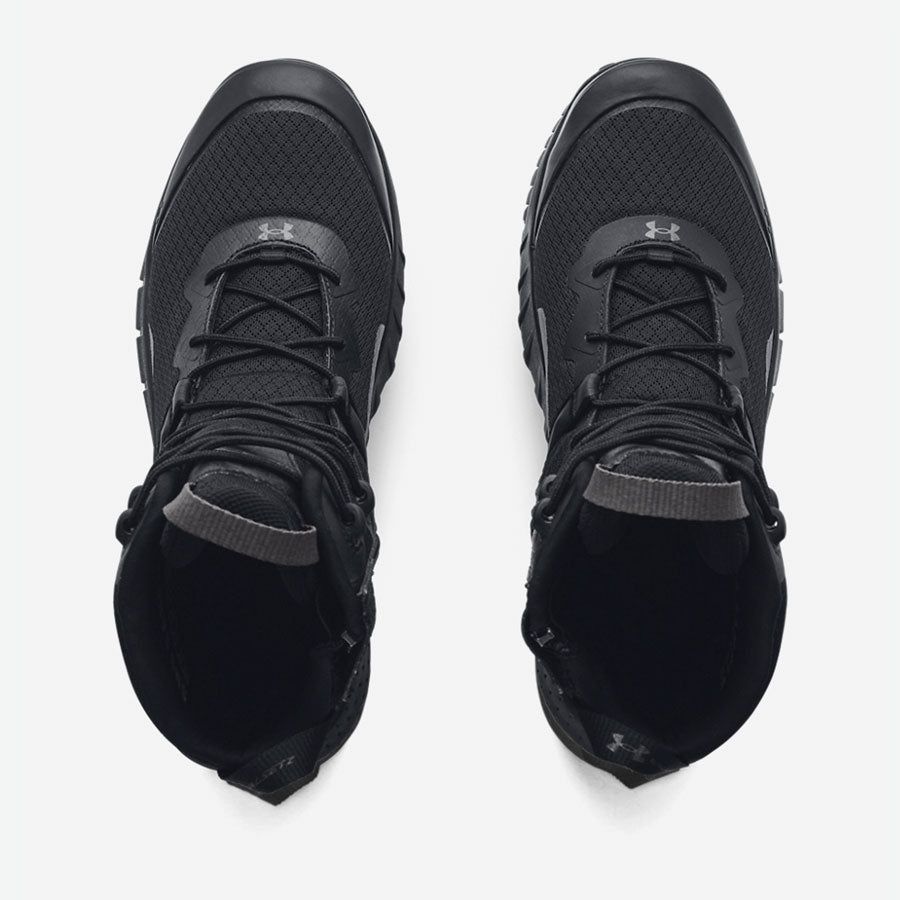 Under Armour Mens Micro G Valsetz Zip Tactical Boot Black 3023748001 Tactical Gear