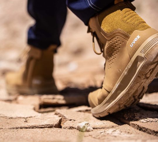 UVEX 3 X-Flow Tan Work Boot Wheat Footwear Uvex Tactical Gear Supplier Tactical Distributors Australia