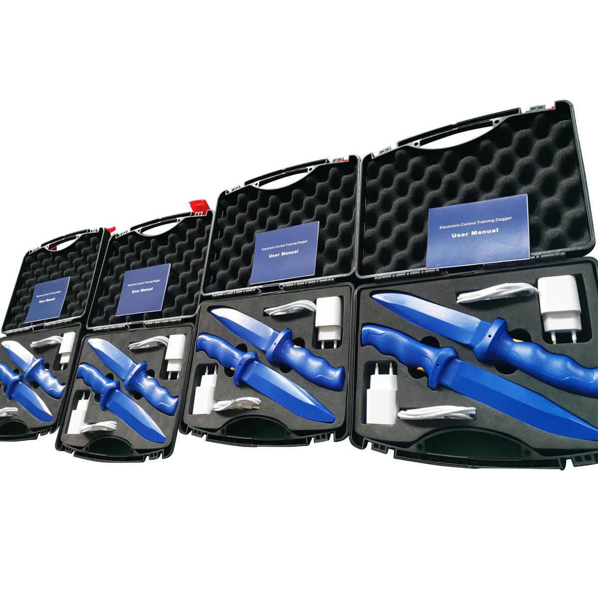 VTS Training Stress Shock Knife SK02 2 Knife Package Rechargeable in Carry Case Tactical Gear Ventura Tactical Systems Tactical Gear Supplier Tactical Distributors Australia