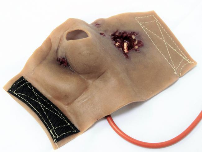 Wearable Wounds GSW Through Hand Right Training Gear Tech Line Trauma Tactical Gear Supplier Tactical Distributors Australia