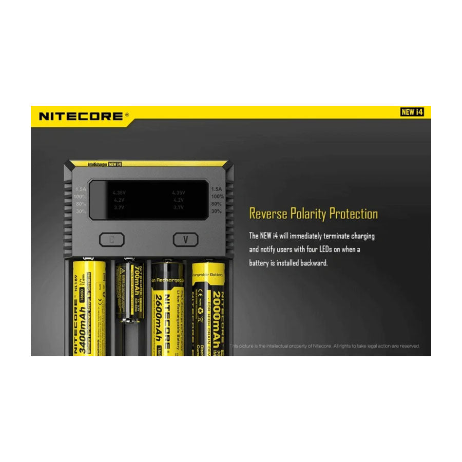 Nitecore Intellicharger i4 smart charger