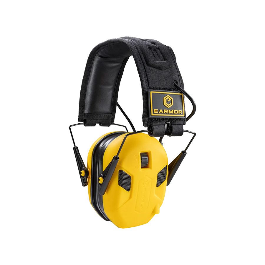 Earmor M300X Electronic Earmuffs - Yellow