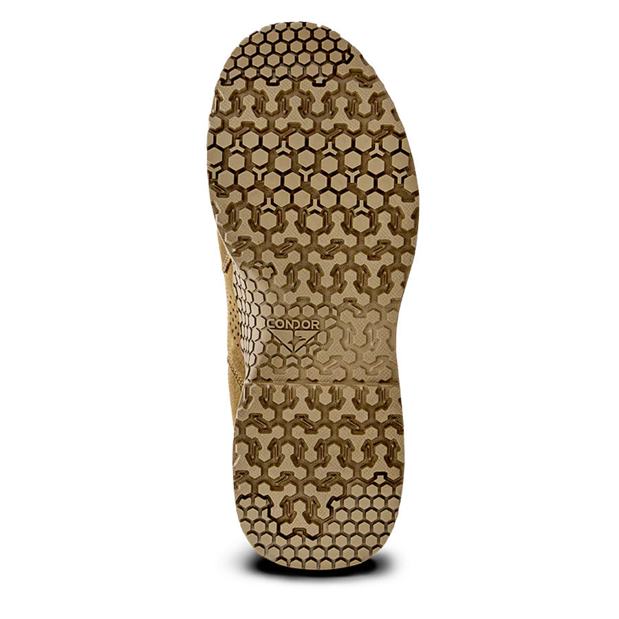 Condor Brigade 8" Tactical Boots - Zip Coyote Brown