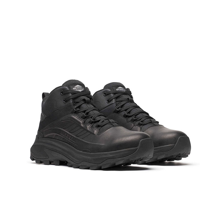 Merrell Tactical Men's Moab Speed 2 Mid Tactical Waterproof Black