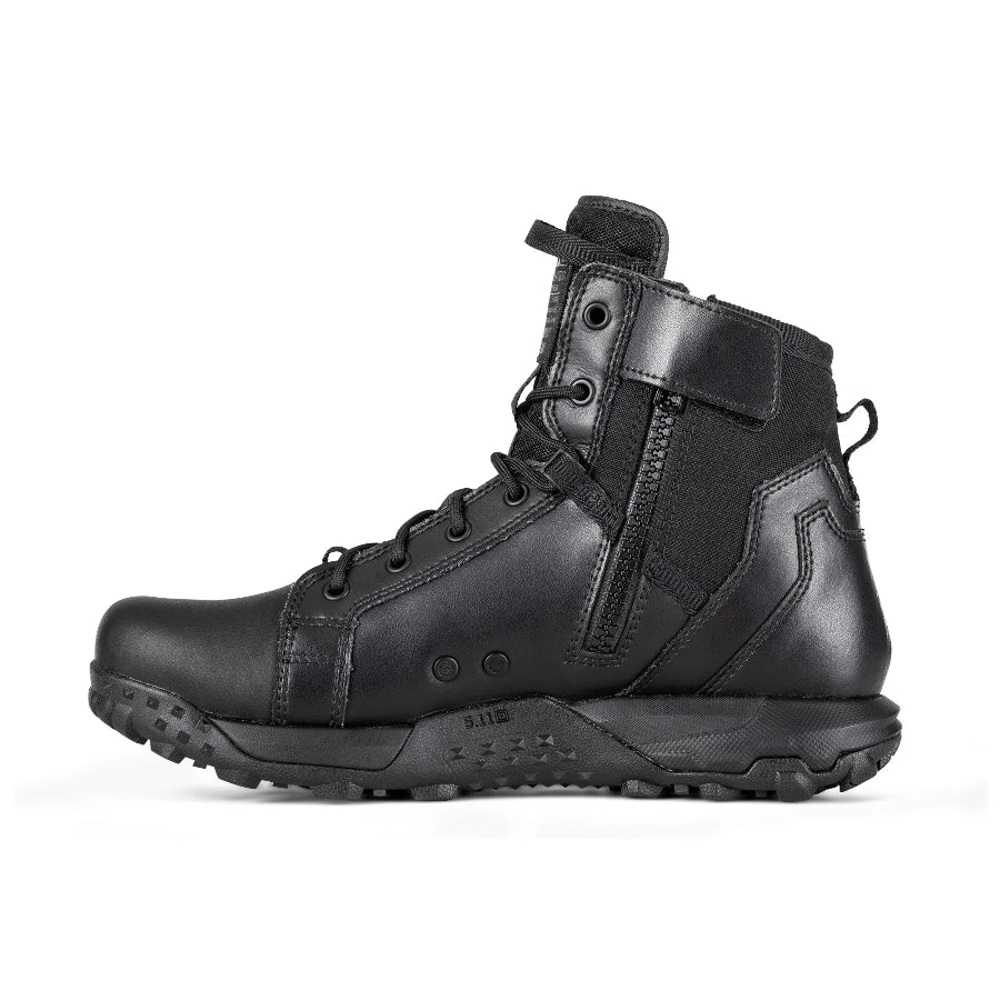 5.11 Tactical A/T 6&quot; Side Zip Boot Black Regular