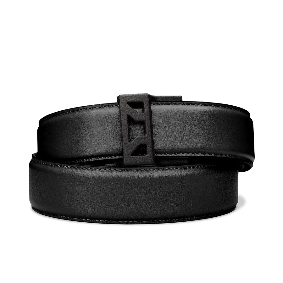 KORE Essentials Black Leather Gun Belt 1.5" with X12 Black Buckle