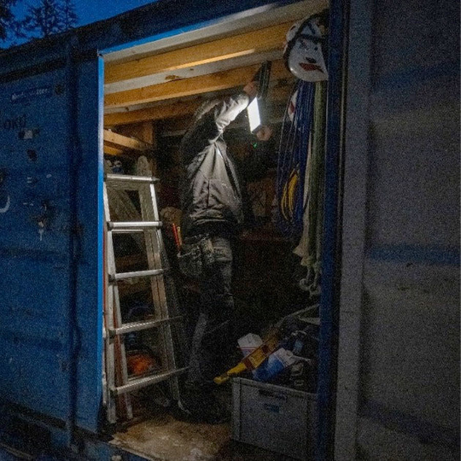 Ledlenser AF8R Work 4000 Lumens Rechargeable/Mains Hybrid Floodlight IP67 Diffuser &amp; Tunable White Light