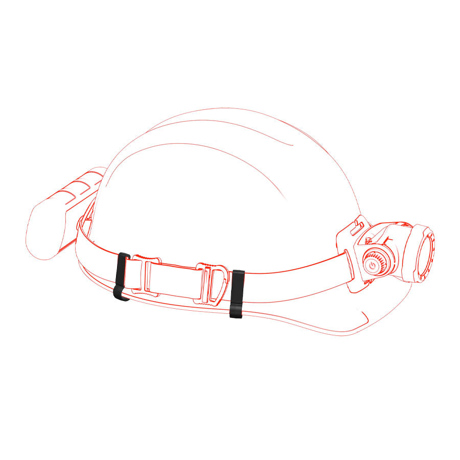 Ledlenser H15R Work 2500 Lumens Rechargeable Rugged IP67 90 CRI Stepless Light Dimmer Headlamp