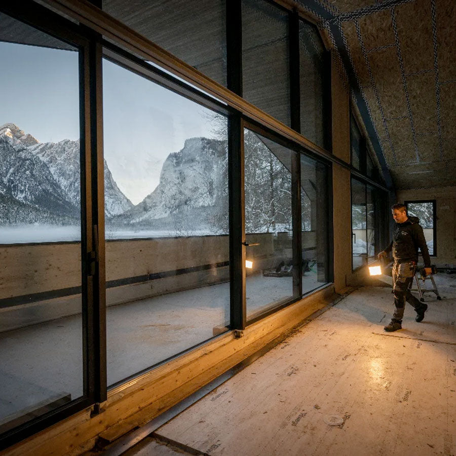 Ledlenser AF8R Work 4000 Lumens Rechargeable/Mains Hybrid Floodlight IP67 Diffuser &amp; Tunable White Light