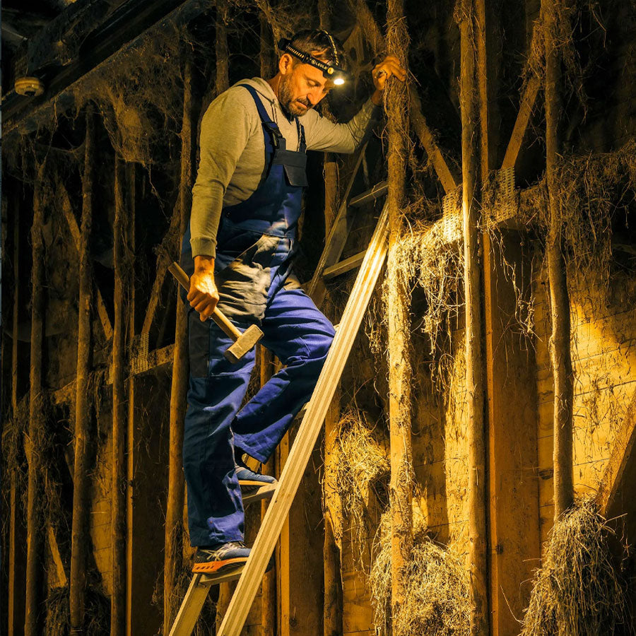 Ledlenser H7R Work 1000 Lumens Rugged Rechargeable IP67 Stepless Light Dimmer Advanced Focus Headlamp