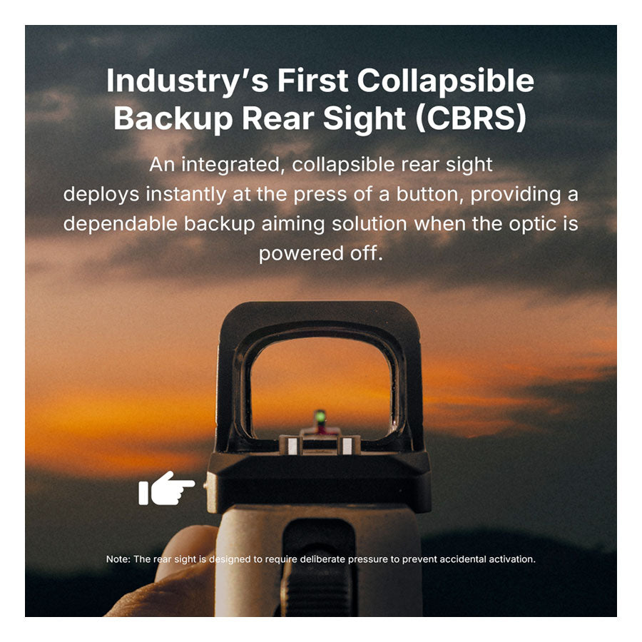 Olight Osight XR Enclosed Red Dot Sight with Ruggedized Miniature Reflex Footprint and 2/6+32 MOA Multi-Reticle System