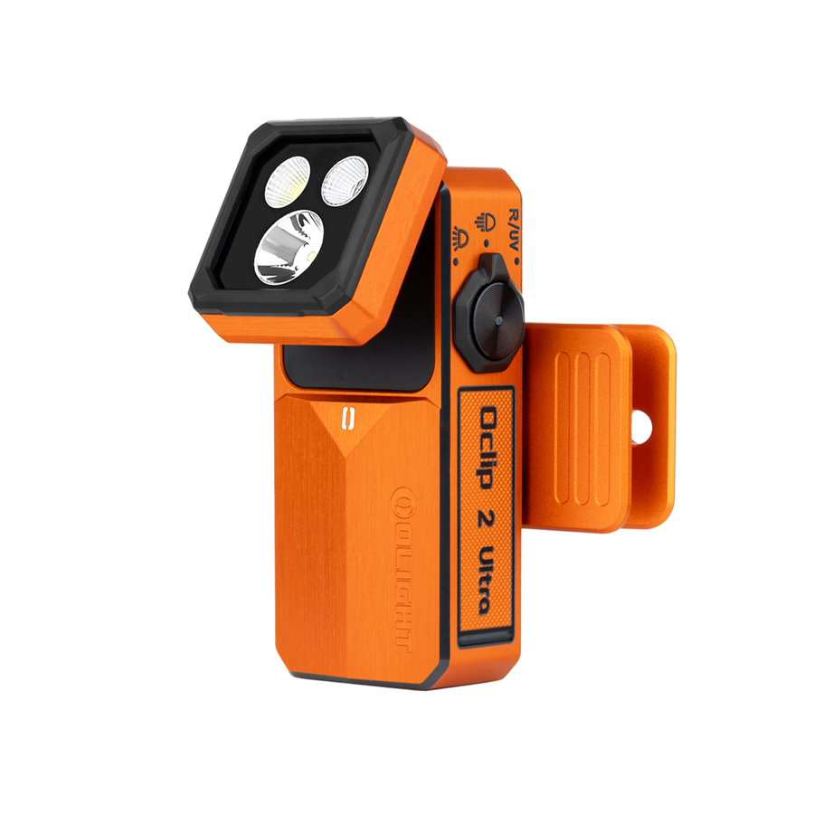 Olight Oclip 2 Ultra Clip Torch | UV, Floodlight, Red Light & Spotlight