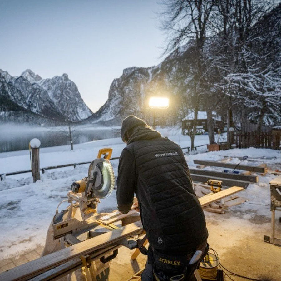 Ledlenser AF8R Work 4000 Lumens Rechargeable/Mains Hybrid Floodlight IP67 Diffuser &amp; Tunable White Light