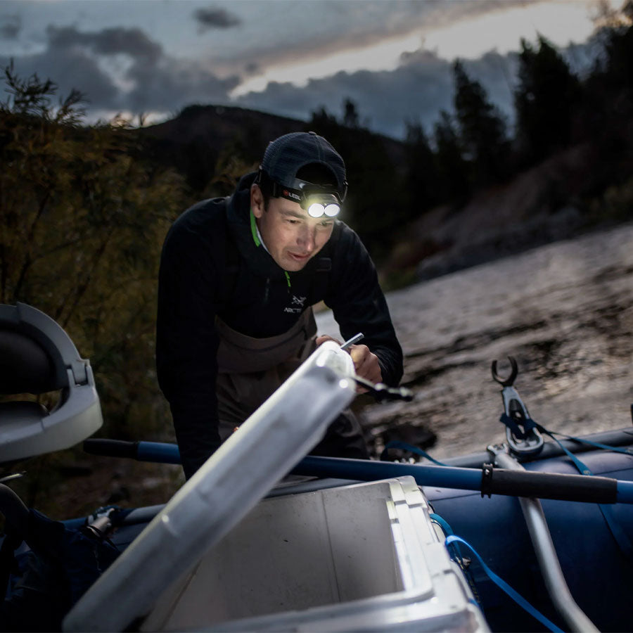 Ledlenser H19R Core 3500 Lumens Rechargeable IP68 Twin Fusion LED Independent Flood &amp; Spot Headlamp