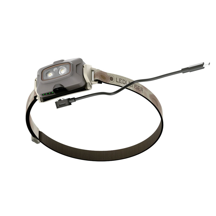 Ledlenser HF4R Signature 600 Lumens Rechargeable IP68 Flood &amp; Spot Beam RGB Headlamp Black