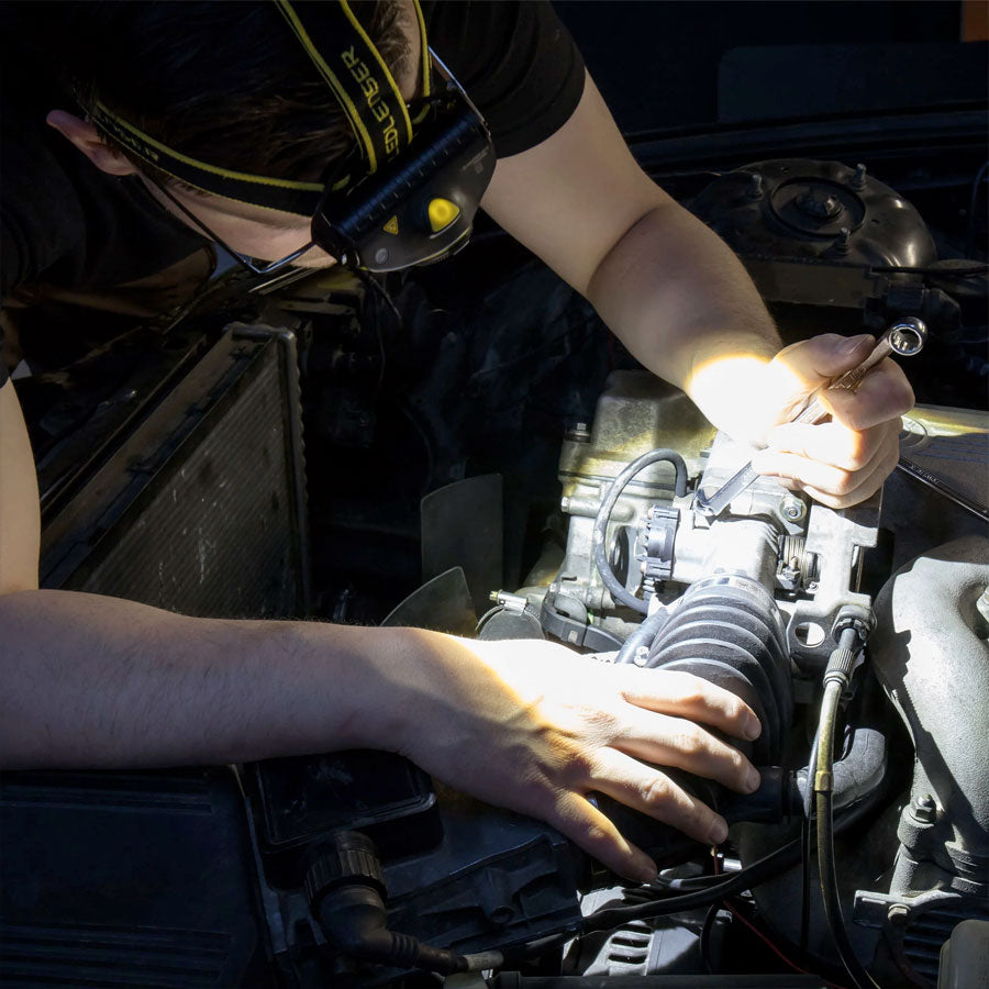 Ledlenser H15R Work 2500 Lumens Rechargeable Rugged IP67 90 CRI Stepless Light Dimmer Headlamp