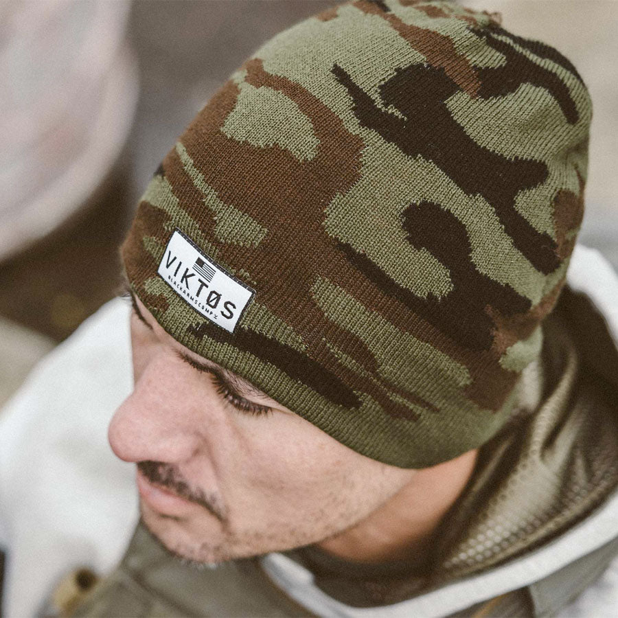 VIKTOS Branded Cam Beanie Spartan | Tactical Gear Australia Tactical Gear