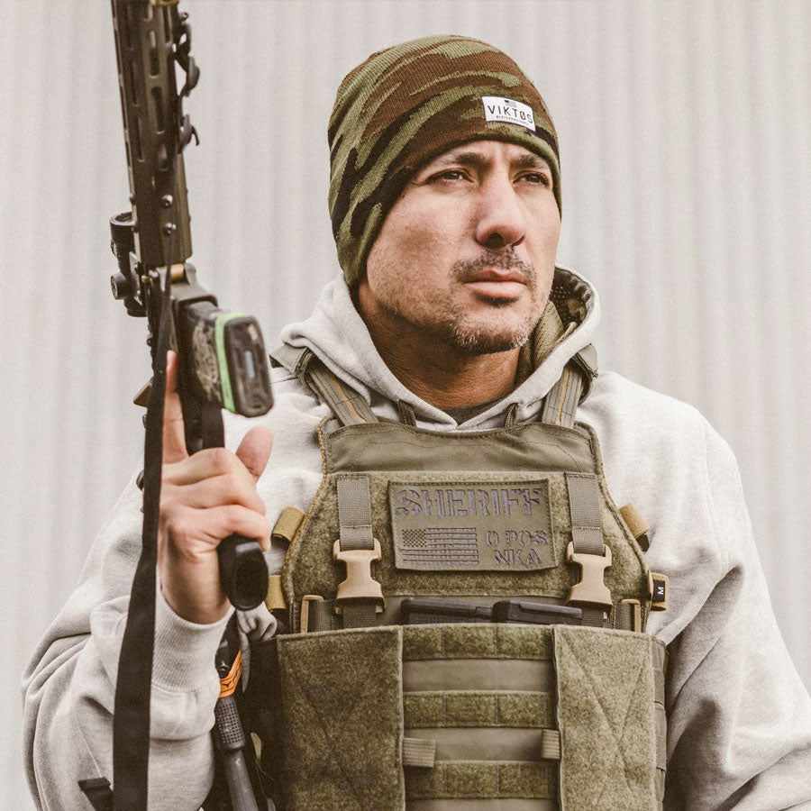 VIKTOS Branded Cam Beanie Spartan | Tactical Gear Australia Tactical Gear