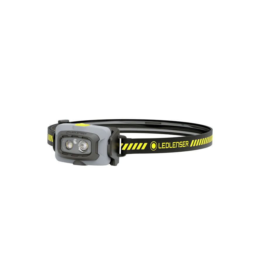 Ledlenser HF4R Work 500 Lumens Rechargeable IP68 Flood & Spot Beam Robust Headlamp Yellow