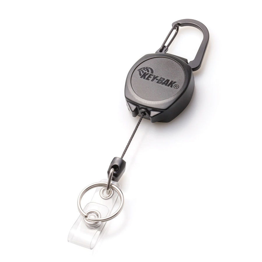 Key-Bak Sidekick 24" Professional Duty Self Retracting ID Badge and Key Chain Reel
