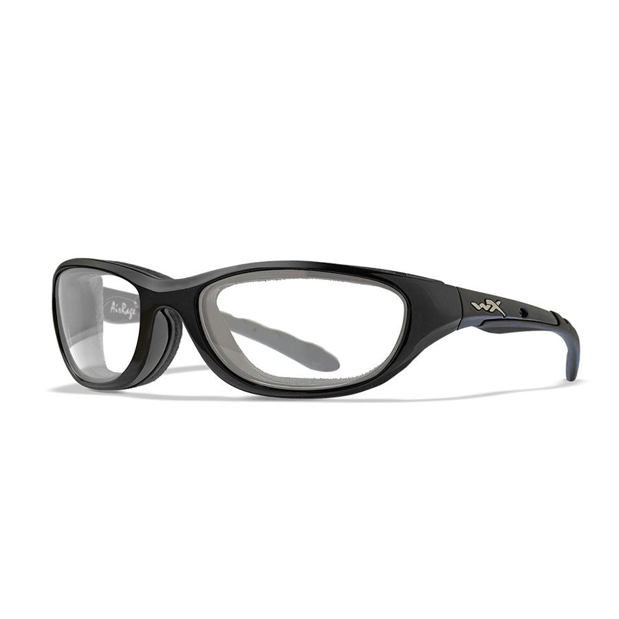 Wiley X AirRage Clear Lens w/ Gloss Black Frame