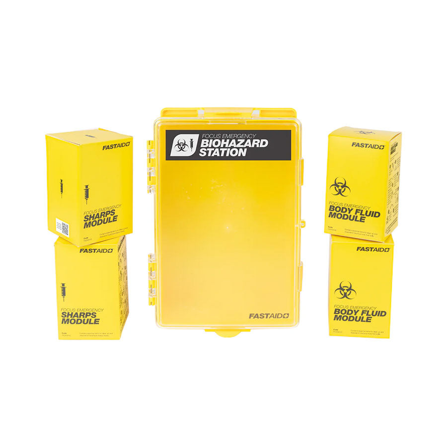 Warrior Medical FastAid Focus Emergency Biohazard Station