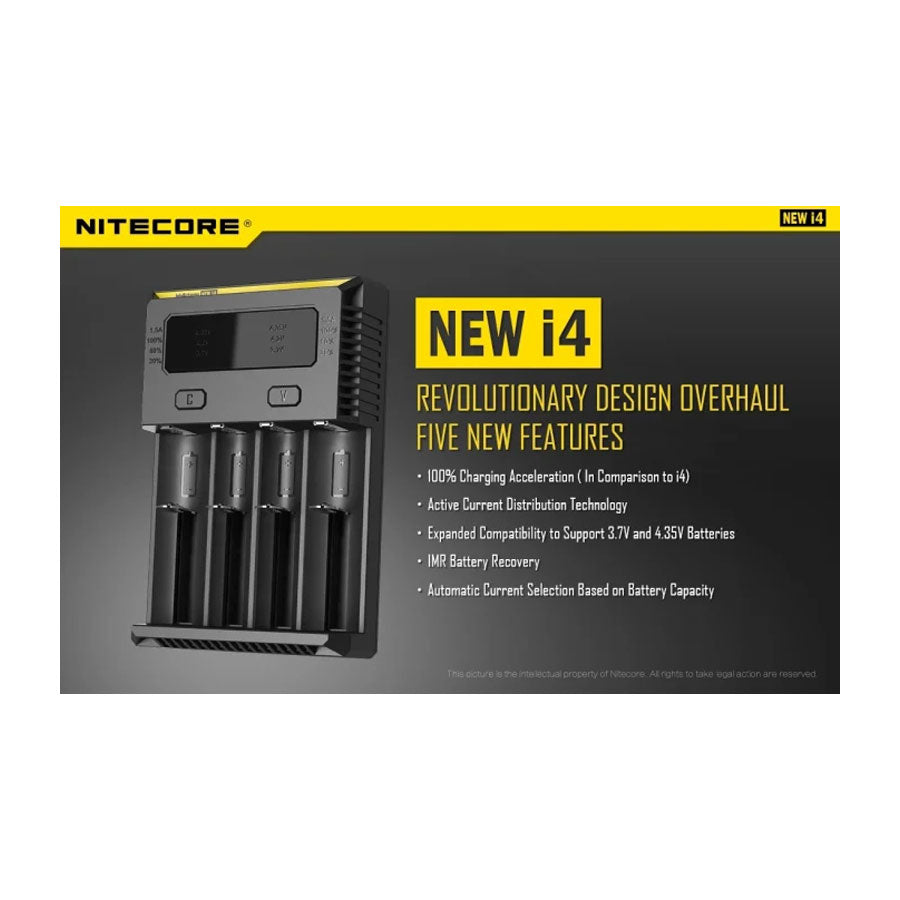 Nitecore Intellicharger i4 smart charger