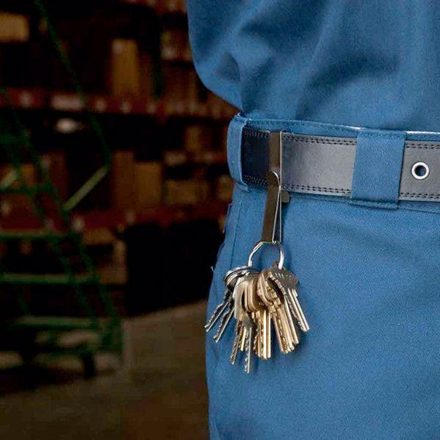KEY-BAK Key Ring with Belt Clip