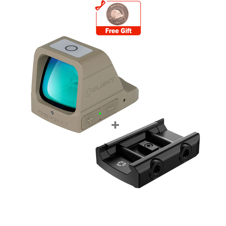 Olight Osight 3 MOA Rechargeable Dot Open Reflex Sight with Wireless Charging Cover
