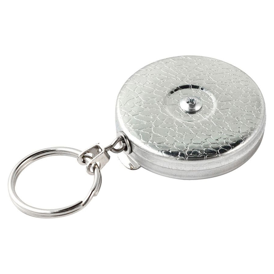 Key-Bak Original Series Retractable Keychain - Stainless Steel Chain Chrome (Standard Duty)