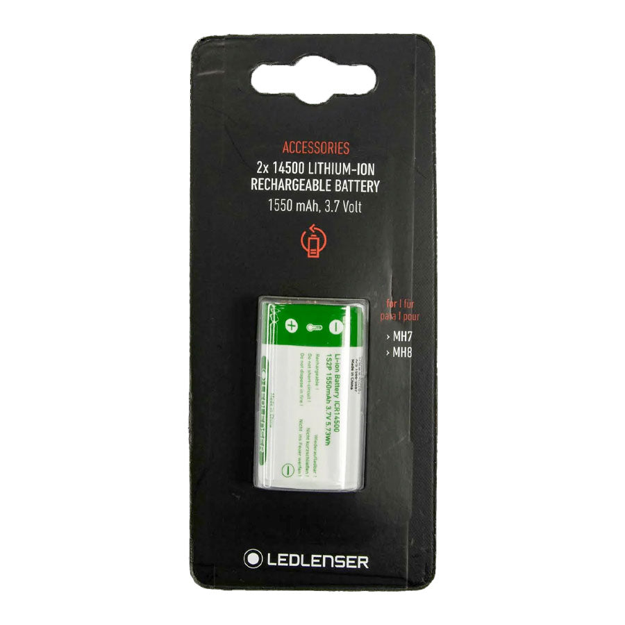 Ledlenser Rechargeable Battery Pack Li-ion 14500 x 2 1550mAh for MH7/MH8