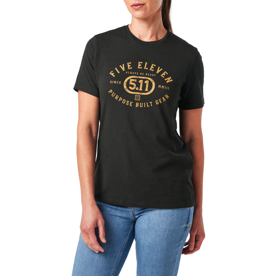 5.11 Tactical Women's Purpose Crest Tee - Black