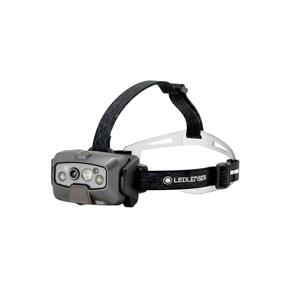 Ledlenser HF8R Signature 2000 Lumens Rechargeable IP68 Adaptive Light Beam Technology RGB Headlamp Black