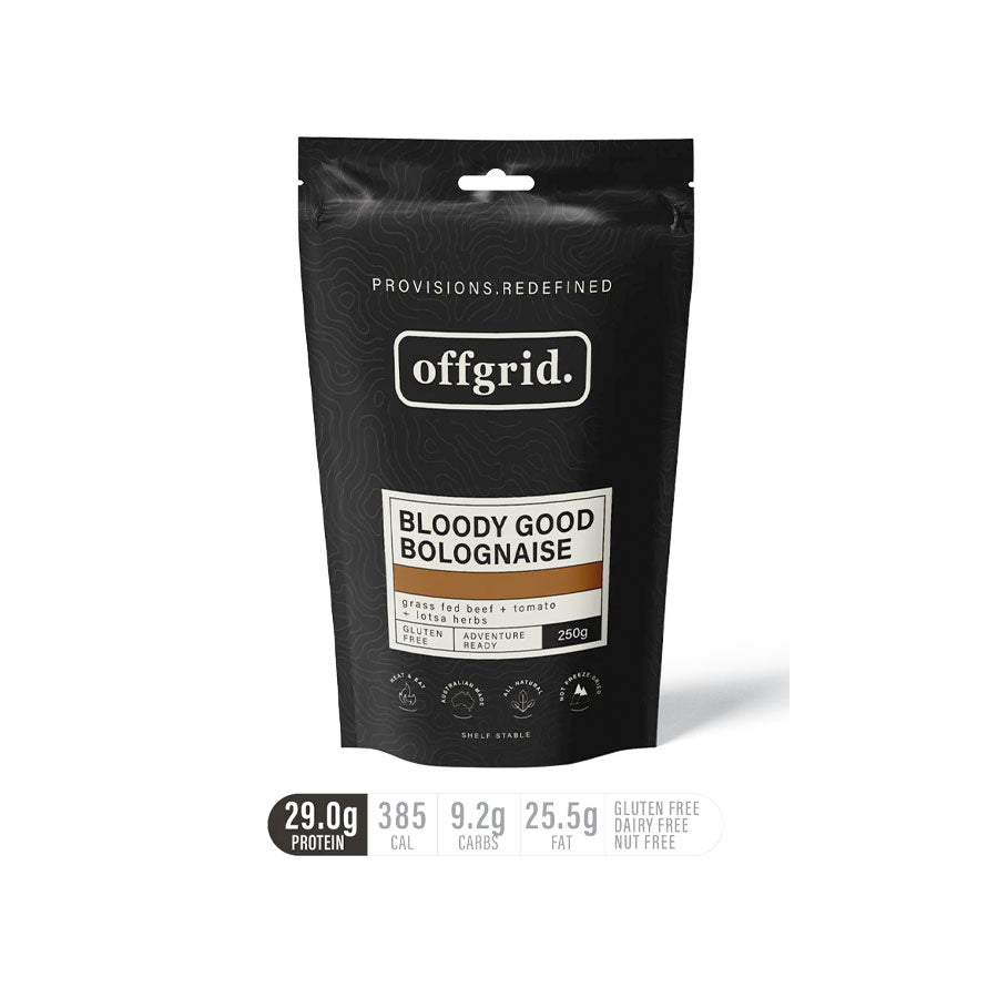 Offgrid Provisions Good Bolognaise - Shelf Stable Meal