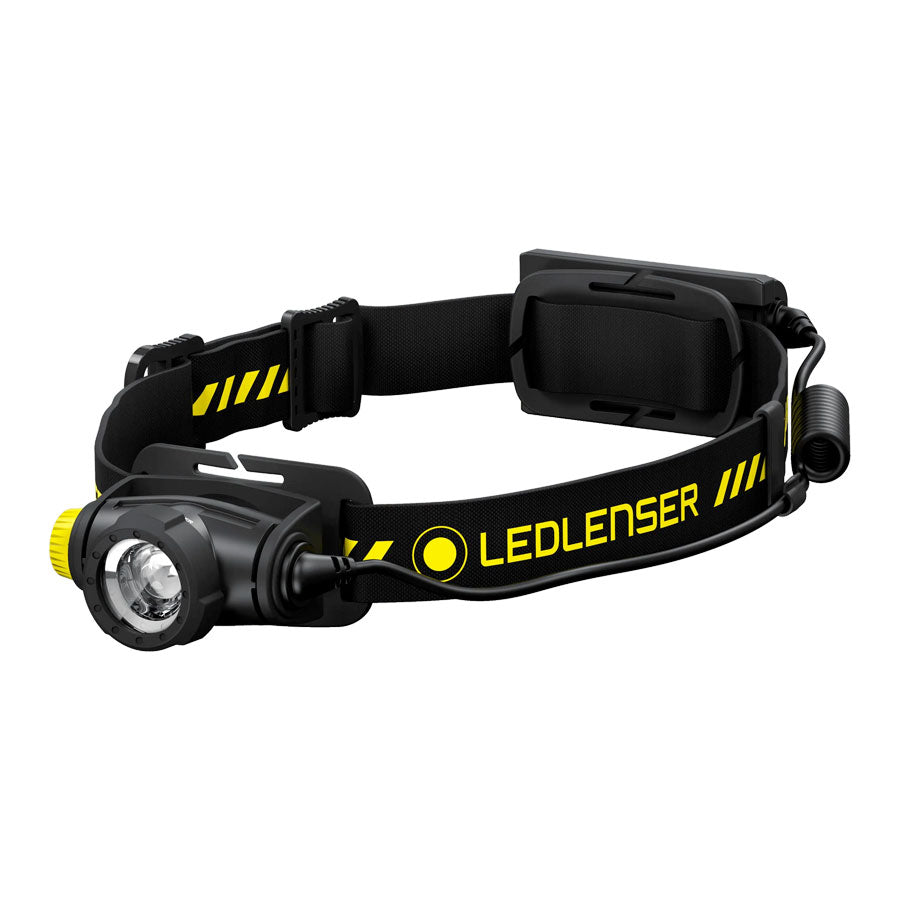 Ledlenser H5R Work 500 Lumens Rugged Rechargeable IP67 Stepless Light Dimmer Advanced Focus Headlamp