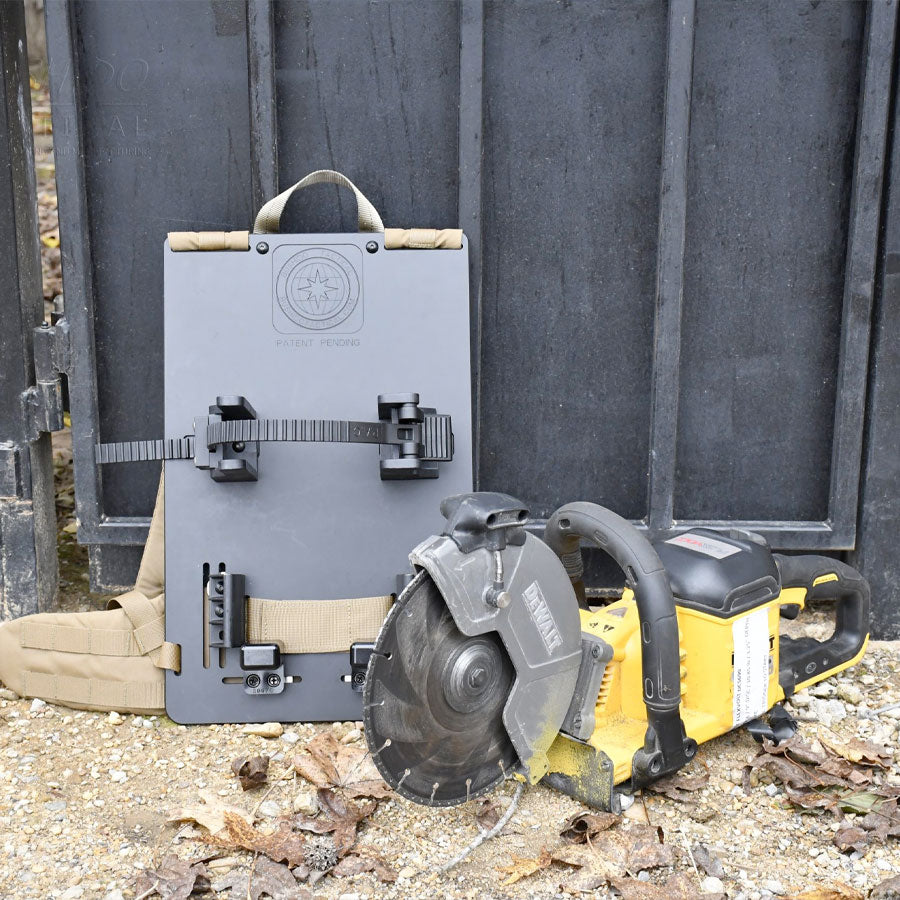 Bushido Tactical Transporter Breacher's Backpack with Multi-Tool Mounts Black