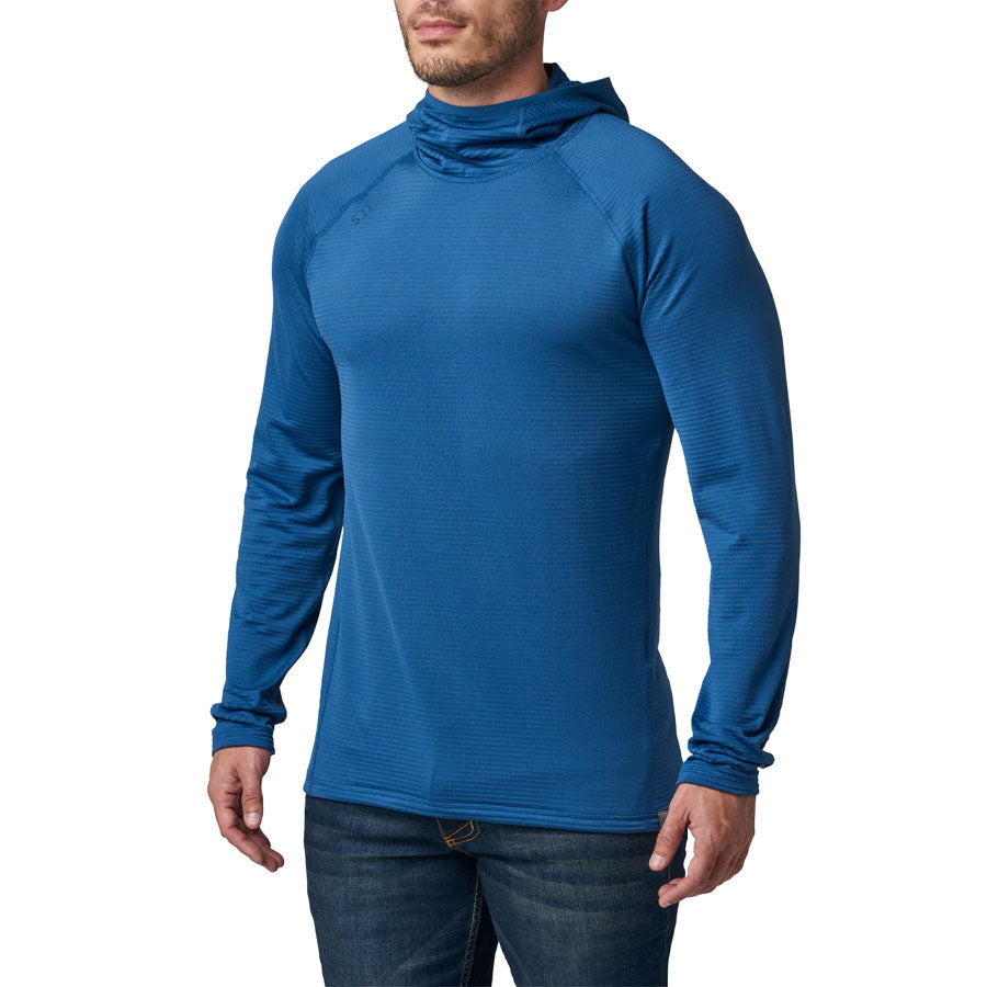 5.11 Tactical Stratos Long Sleeve Hoodie Ensign Blue