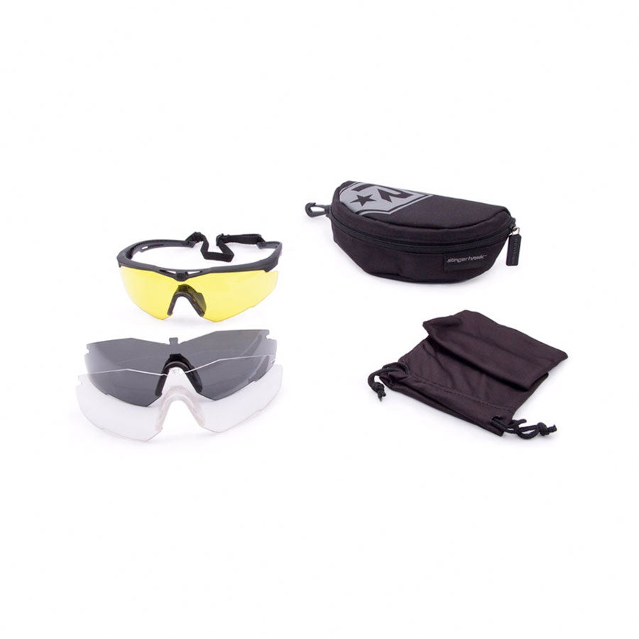Revision StingerHawk Eyewear 3 Lens Yellow Kit - Box