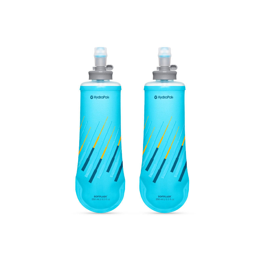 Hydrapak SoftFlask 250ML Reusable Nutrition Flask 2-Pack