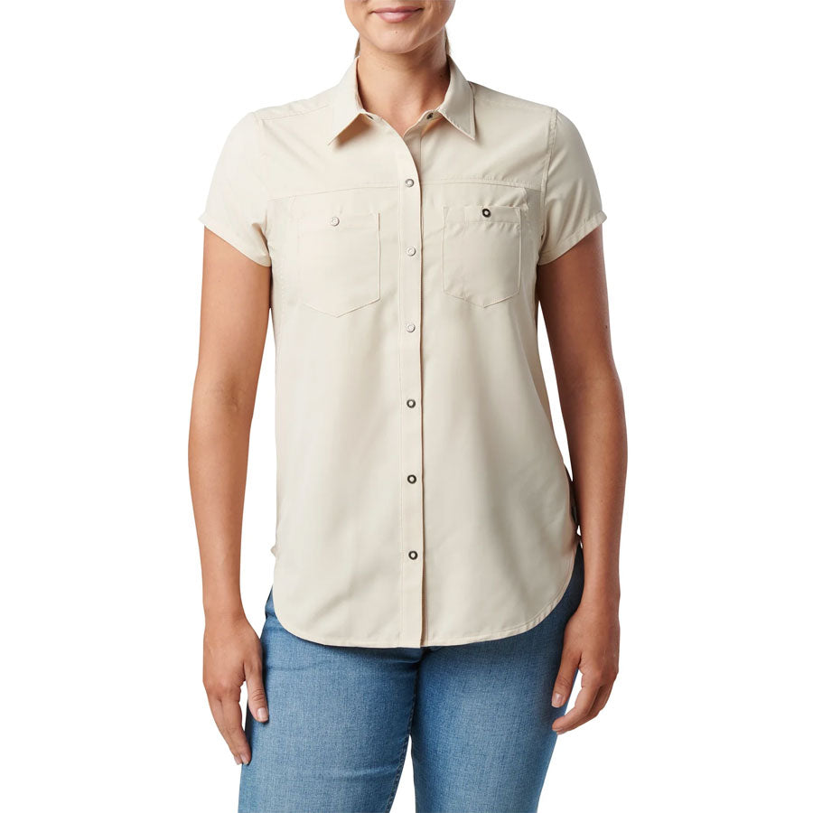 5.11 Tactical Women's Marksman Short Sleeve Shirt - Vanilla