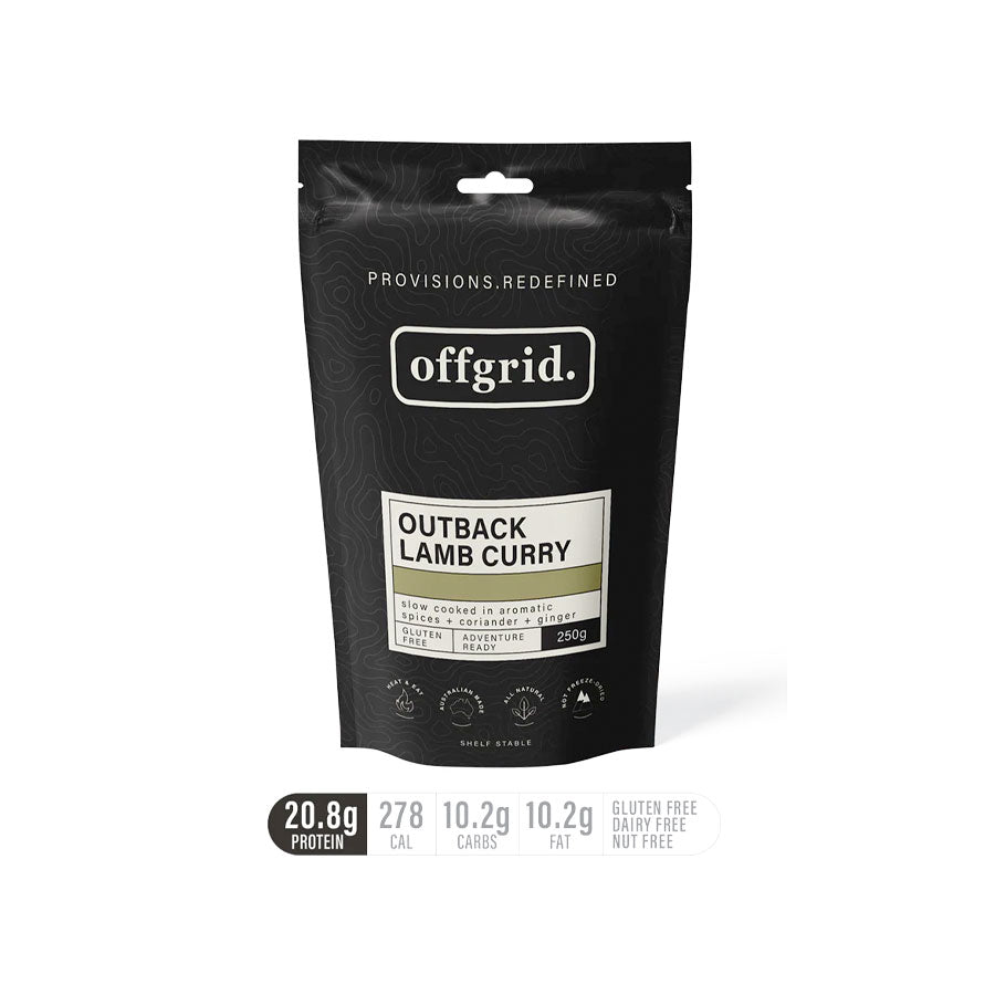 Offgrid Provisions Outback Lamb Curry - Shelf Stable Meal