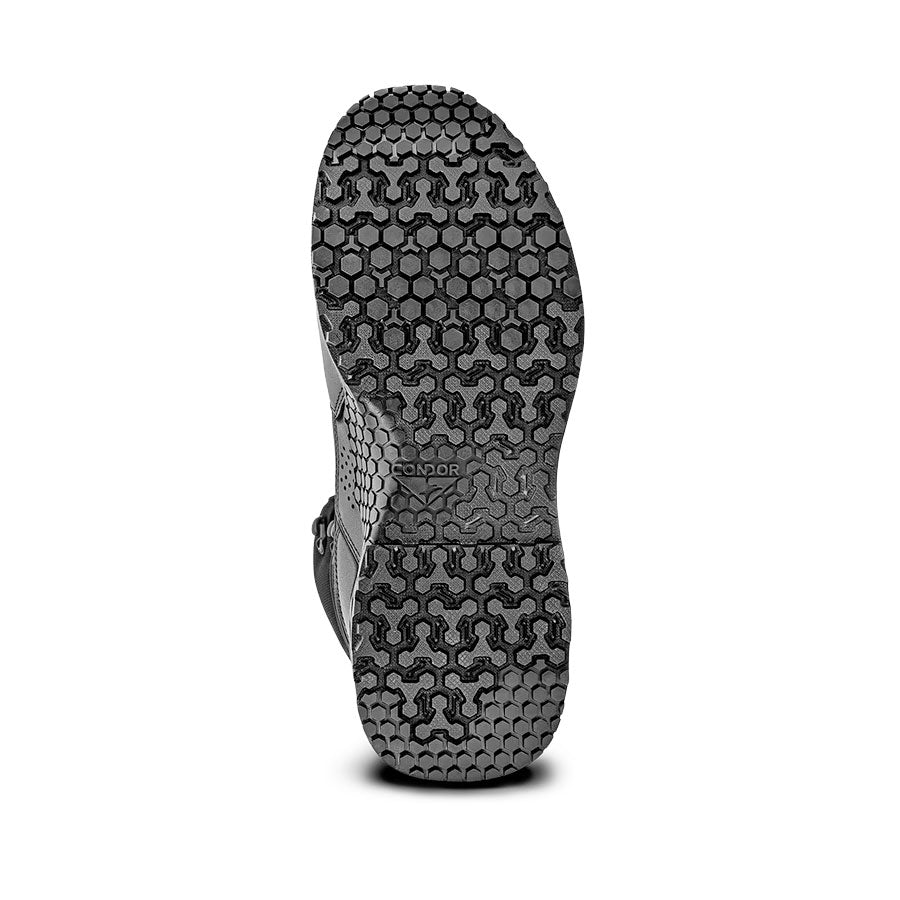 Condor Brigade 8" Tactical Boots - Zip Black